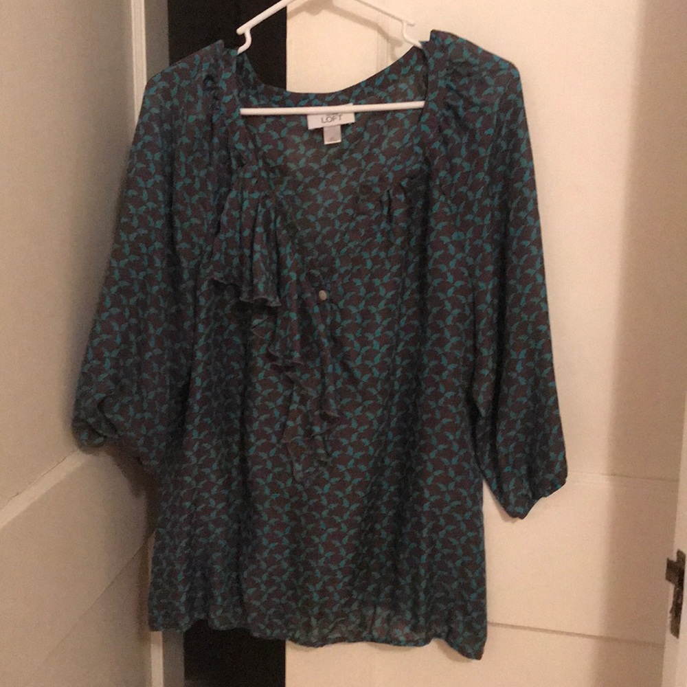 Ruffled blouse